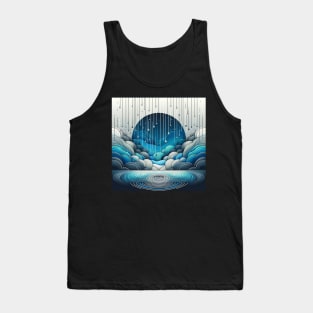 Melodic Rain: Symphony of the Sea Tank Top